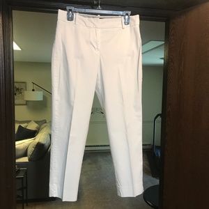 Talbots Curvy White Pants 98% Cotton size 4